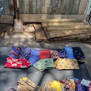 Ocean/Fishing/Sailing lot of vintage neckties